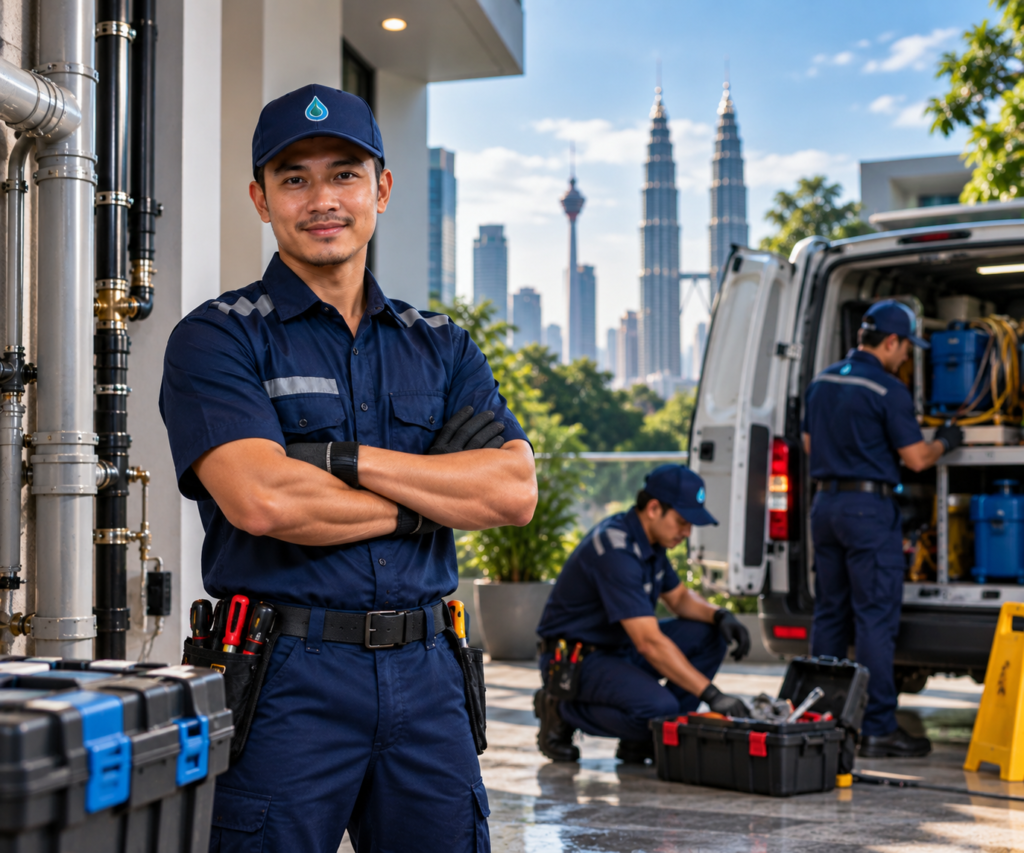 Professional plumbing team serving Kuala Lumpur