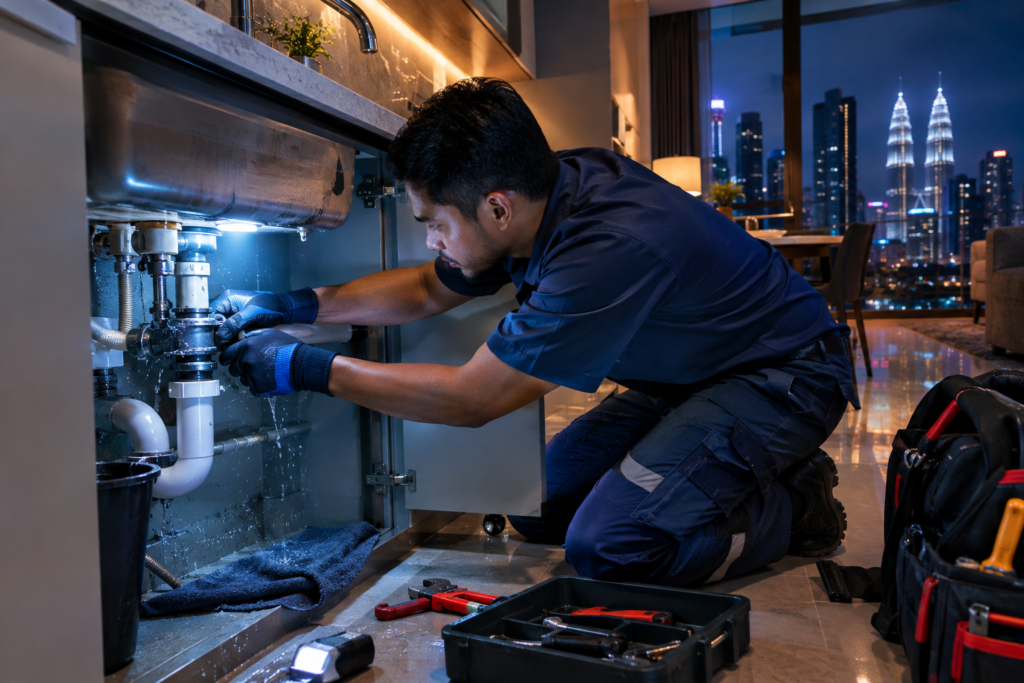 24 hour emergency plumber in Kuala Lumpur