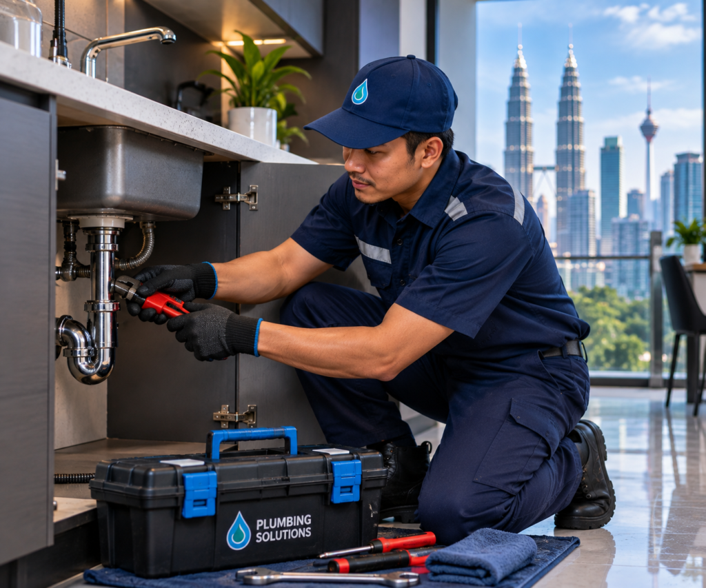 Professional plumber providing reliable plumbing services in Kuala Lumpur